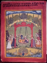 Hindol. Ragmala painting, undated. Cornell Uni Digital Collection - MAIN